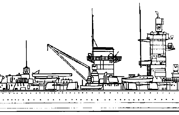 DKM Graf Spee [Pocket Battleship] (1938) - drawings, dimensions, figures